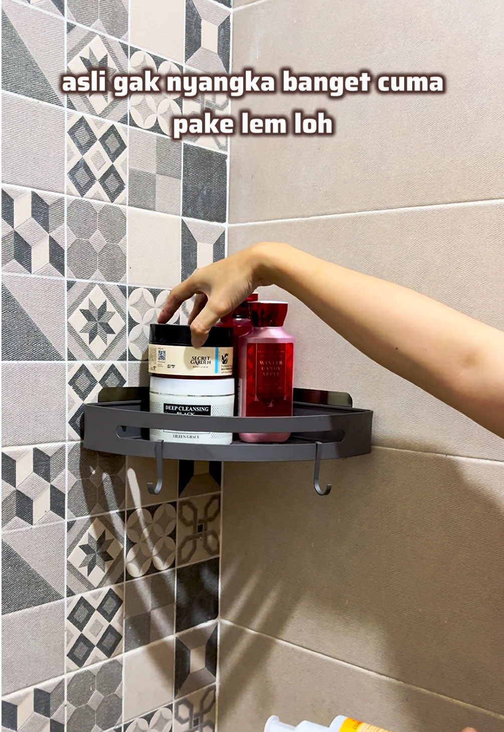 Rak sudut super kuat tanpa bor @rumatidy #raksudut #rakkamarmandi #foryoupage #tiktokaffiliate #affilatepemula 