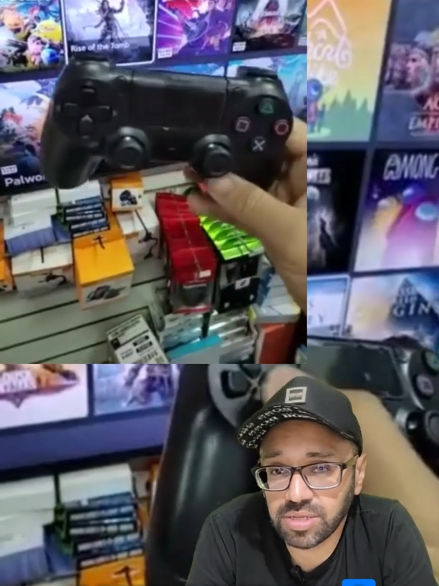 Controle Sem Fio Compativel Ps4 PC  Android Joystick 
