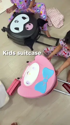 Large capacity kids suitcase. #kidssuitcase #kuromi #mymelody #travel #vacationmode 