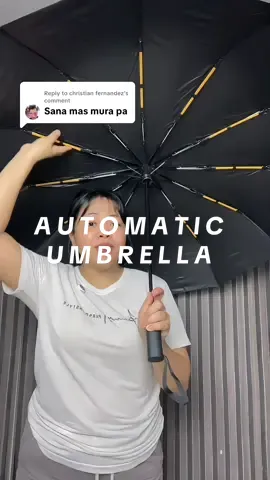 Replying to @christian fernandez pamigay presyo na talaga tong payong na to!  disclaimer: proces may vary after the promotion ends. #umbrella #automaticumbrella #payong #24ribsumbrella #bigumbrella 
