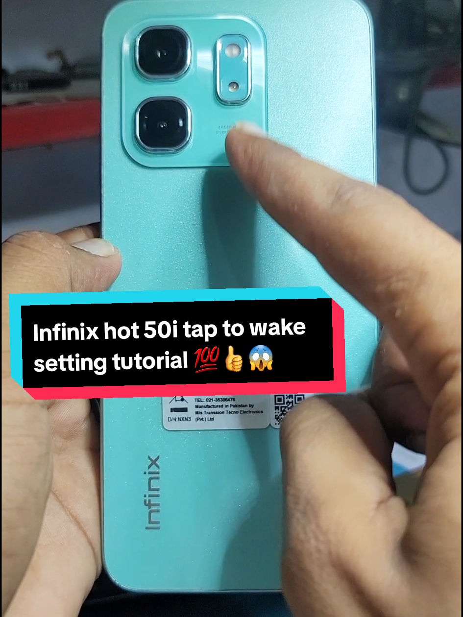 Infinix hot 50i tap to wake setting tutorial 💯👍😱 #fyp #information #pleasedontunderreviewmyvedios🔥 #immobileoffical #education #trick 