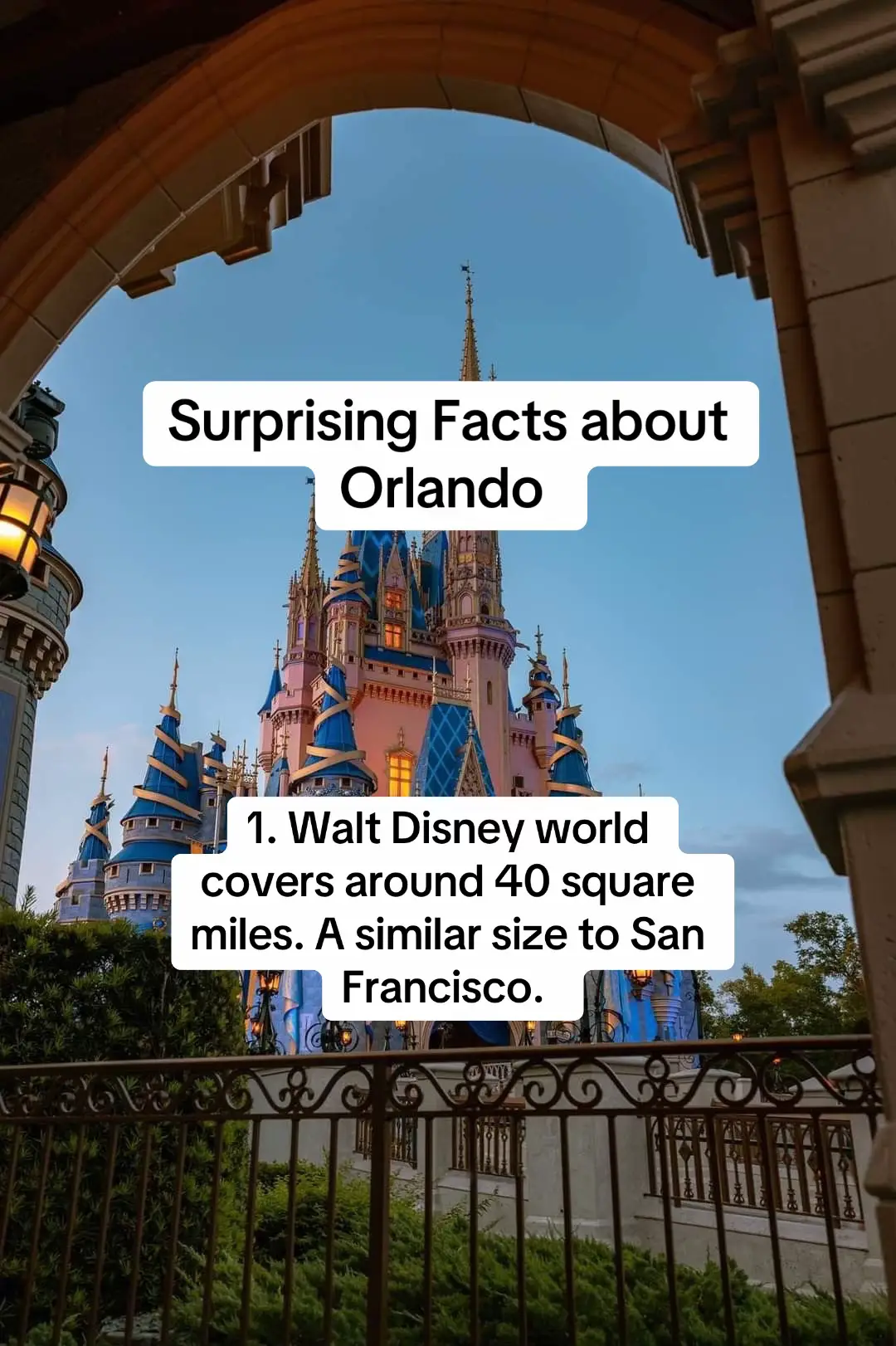 Here are some surprising facts about Orlando 🤩 let us know if you have any or your favourite thing about Orlando?  #orlandoflorida #orlandofl #disneyorlando #disneyorlandoflorida #orlandoflorida🇺🇸 