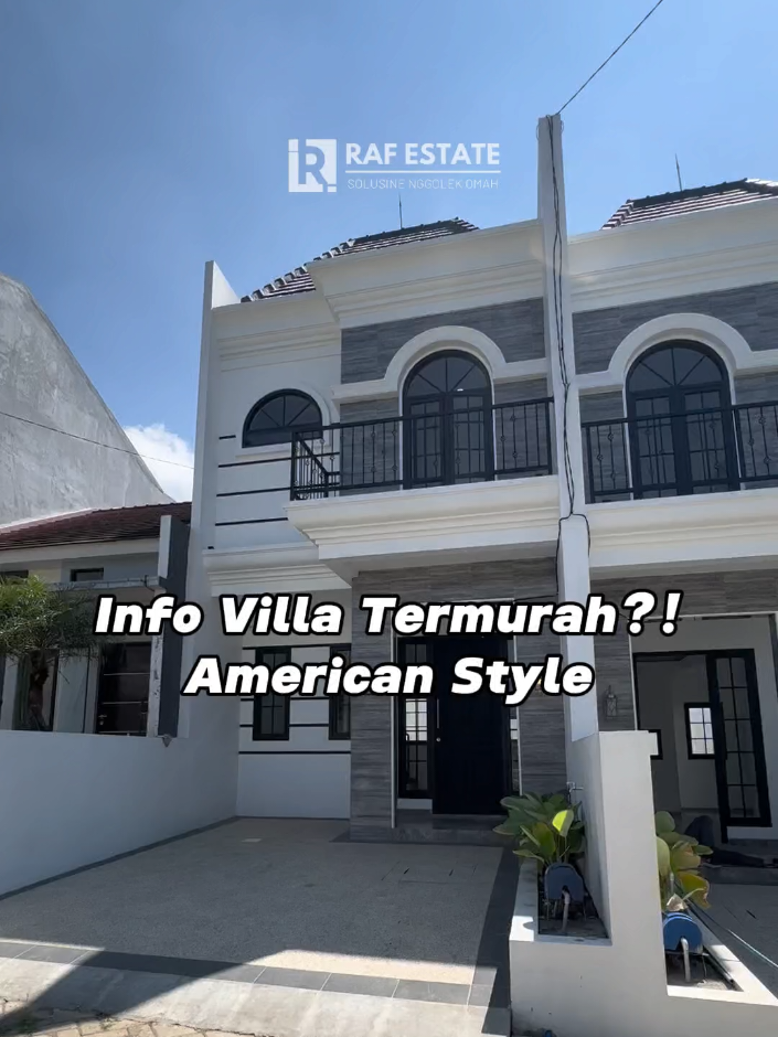 Designnya kekinian banget, american classic✨ 880 juta😊. Type 80, 📍Lokasi Kota Batu, Dekat Dengan Wisata Wisata | Info lebih detail nomor di bio✅ #villacantik #propertybatu #rumahvillabatu #rumahidaman #fyp 