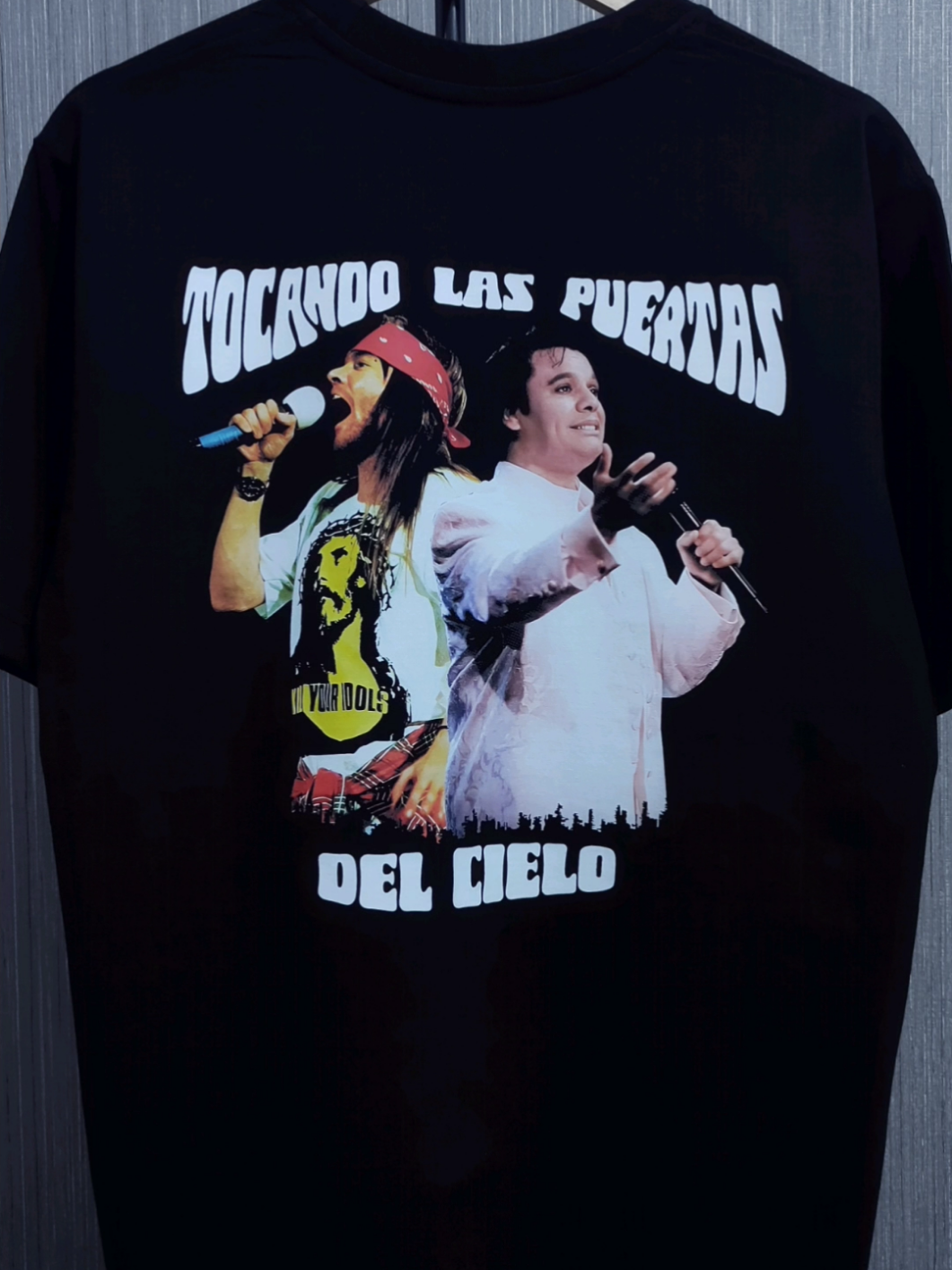 Tocando las puertas del cielo ⛅🕊️ envíos solo Perú  #axlrose #juangabriel #yosoyperu  #poleraspersonalizadas #polospersonalizados 