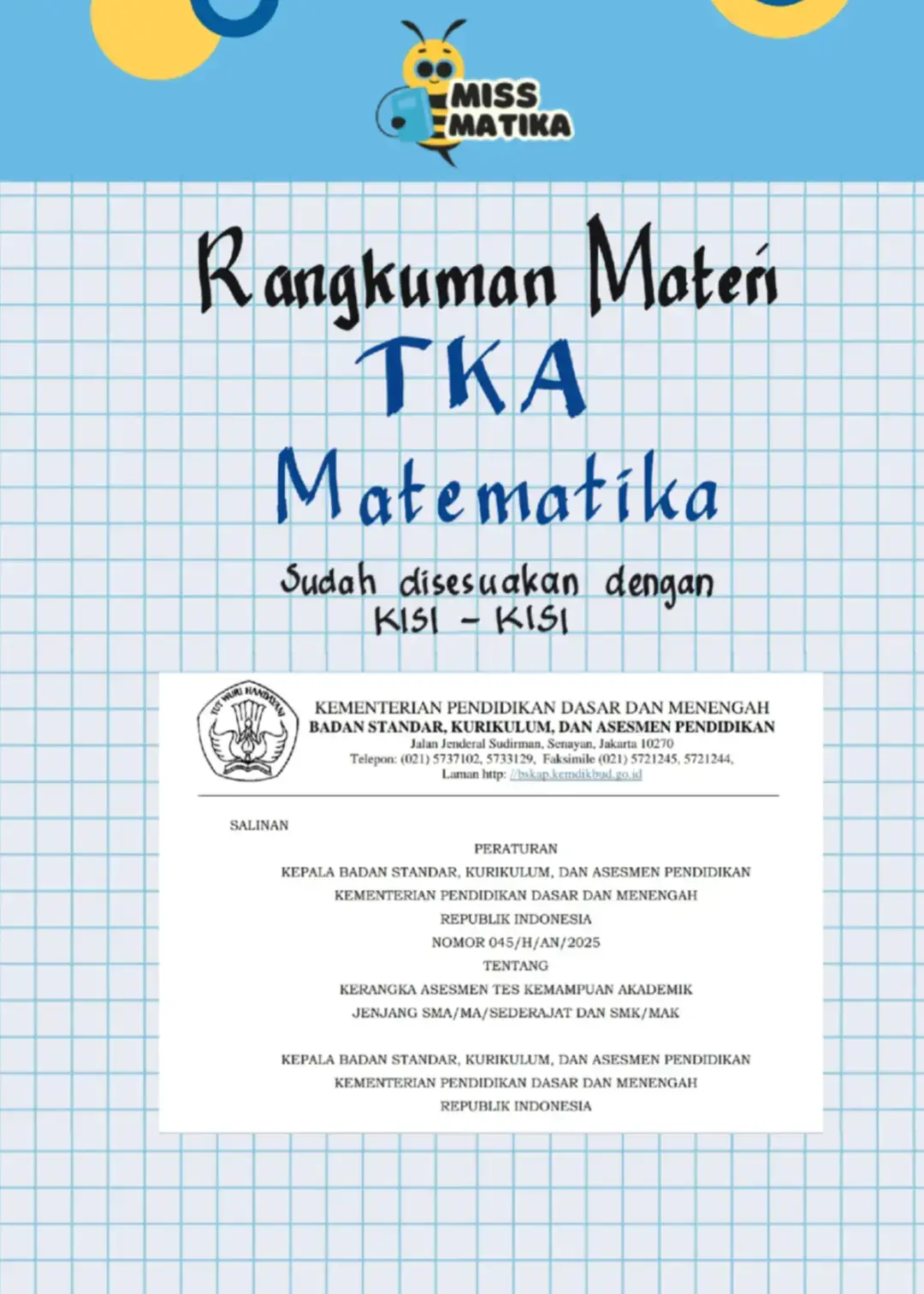 Siapa disini yang ambil matematika lanjut? Cunggggggg☝️ Jangan lupa simpan ya buat belajar. Materi disesuaikan sama kisi-kisi TKA Matematika lanjut lochhh.. #sma #ptn #tka #matematikamudah #snbt 