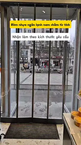 Hệ trượt lùa gọn gàng – mở ra đóng vào nhẹ nhàng, nam châm tự hít kín, không lo hở khe #remnganlanh #remnhuanganlanhpvc #remngandieuhoa #remnhuanganlanhpvc #remnhuapvc 