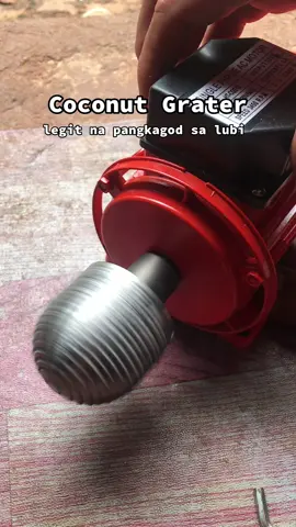 Mas mapapadali na ang pag kayod ng lubi guys! #coconutgrater #grater #electriccoconutgrater #coconutshredder 