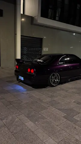 Night #r33 #jdm #skyline #purple #fyp 