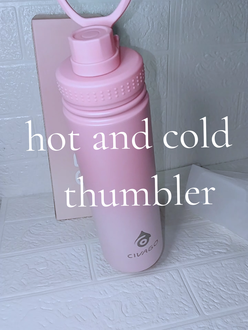 Your all-in-one stainless tumbler 🔥❄️Wide mouth. Leakproof. Vacuum sealed. #creatorsearchinsights #civago #civagothumbler #civagohotandcoldtumbler #civagoph 