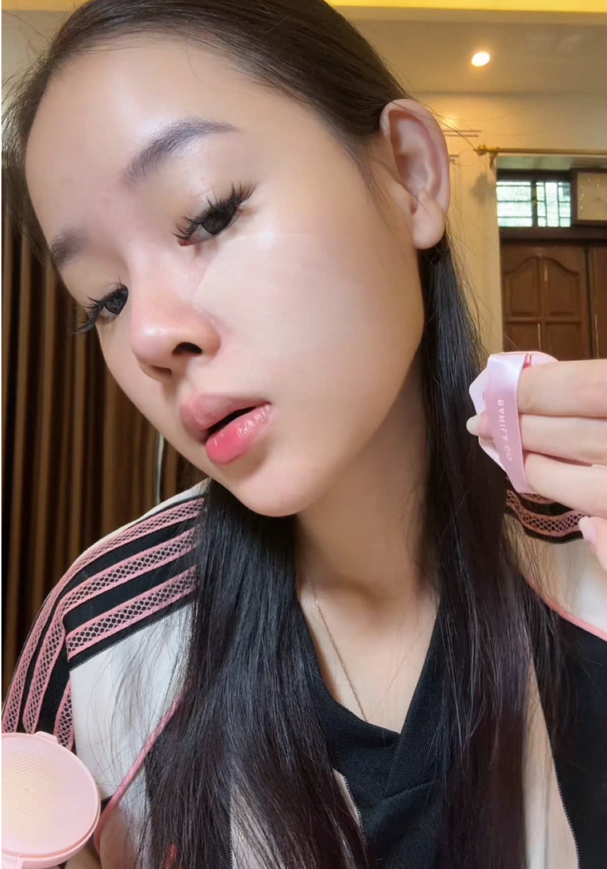 Trời trờii quả cushion này đáng tiền gheeeee🥹 #banilacovn #pinkcushionbanilaco 