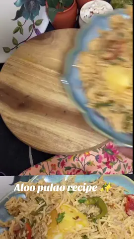 Aloo pulao recipe ✨❤️#cooking #food #fyppppppppppppppppppppppppppppppppppp #creatorsearchinsights #tiktoktrending 