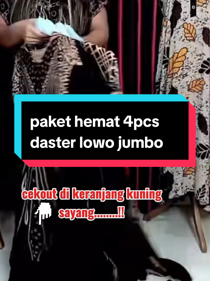 #PAKET HEMAT 4PCS daster lowo jumbo Busui santai rayon#daster #dasterlowo #fyppppppppppppppppppppppp 