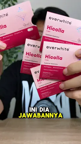 Kulit kusam, sulit cerah cobain collagen hicolla dari everwhite #collagen #hicolla #everwhite 