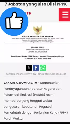 PPPK Paruh Waktu dengan 7 jabatan yang bisa diisi. Mulai dari tenaga kebersihan, satpam, pramusaji, pengemudi, hingga tenaga administrasi pendukung. Skema ini jadi angin segar, terutama bagi honorer kategori R4 yang selama ini mengabdi bertahun-tahun tanpa kejelasan status. Walau ada yang bilang baru 2 tahun, faktanya banyak yang sudah 10 hingga 20 tahun mengabdikan diri.  Dengan adanya PPPK paruh waktu, setidaknya ada harapan baru agar pengabdian mereka tetap diakui dan mendapat status resmi.  #PPPKParuhWaktu #HonorerBerjuang #NasibHonorer #PPPK2025 #FormasiPPPK