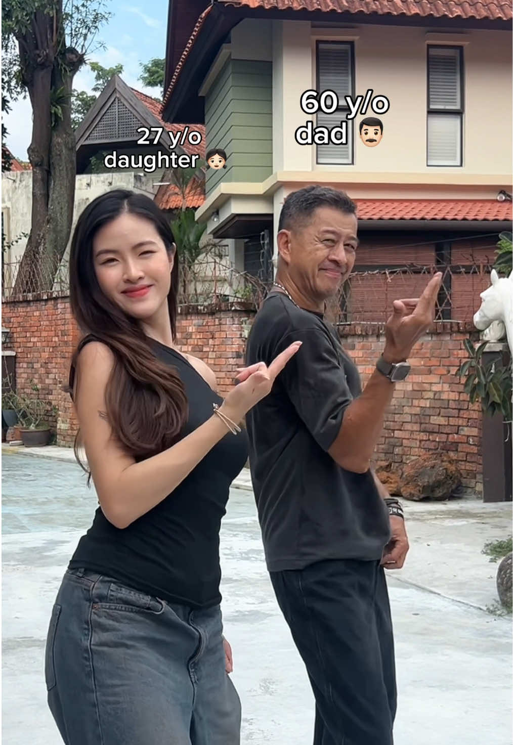 ai toma toma toma 💥 @Melvin Tan 🤭 #fatherdaughter #family #trendingdance #dance #刀马刀马 