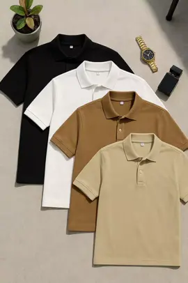 Kaos 4 pcs poloshirt #kaoskerah #poloshirt #kaospolos #tiktokviral #kaospolo 