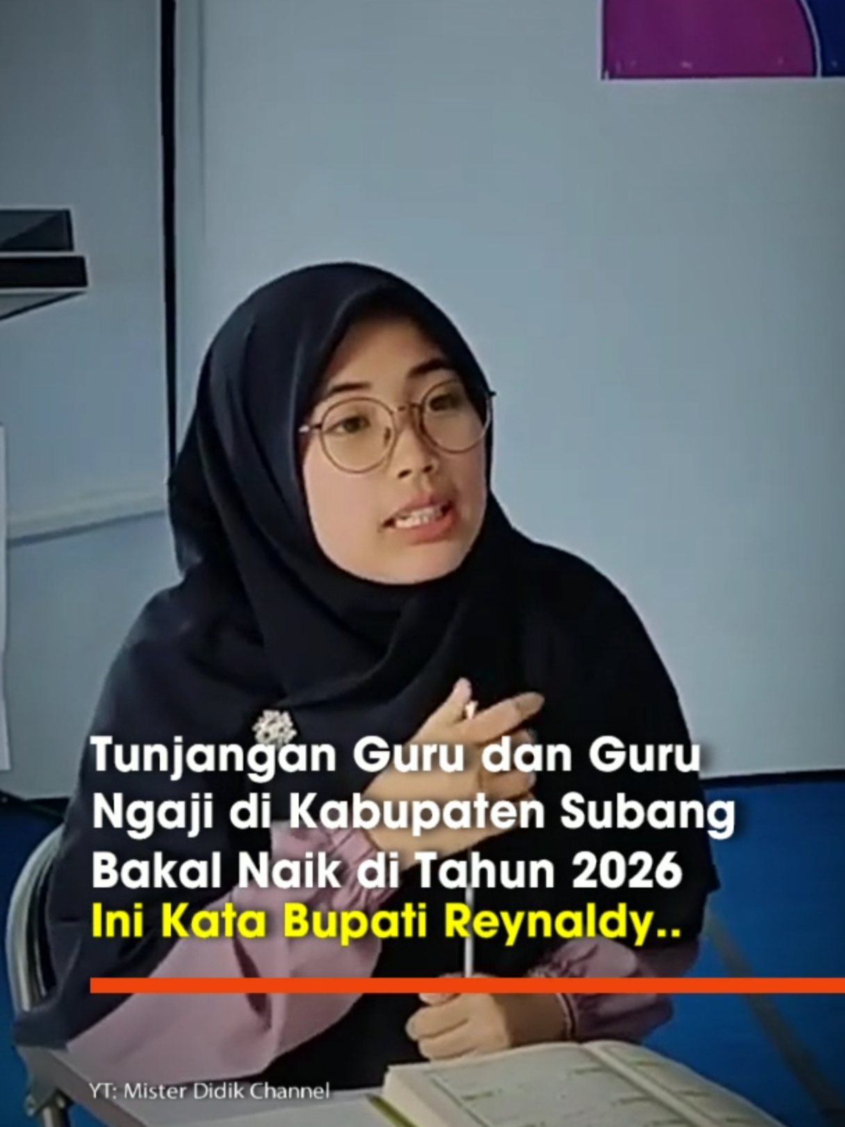 Tunjangan guru dan guru ngaji di Subang bakal naik tahun 2026, ini kata Bupati Reynaldy.. #fyp #untukmu #tunjanganguru #tunjangangurungaji #subang #reynaldyputra