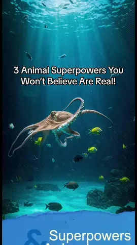 Nature is wilder than fiction! 🐙 Which animal superpower amazed you the most? Comment and share to surprise a friend!” #AnimalFacts #DidYouKnow #natureisamazing #mindblown #LearnOnTikTok     