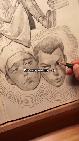 I use this a lot  for shading ,even my mechanical pencil led is fiber castell brand,and yes its so creamy 🫶 you can search every professional artist use this a lot because it so easy to blend. #fyp #fibercastell #drawing 