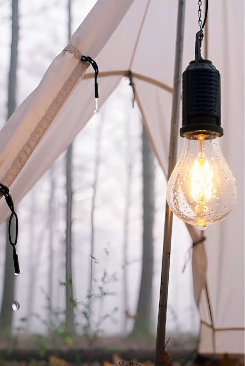 Solar rechargeable, camping essential!#CampingLight #OutdoorLighting #SolarLight #VintageLight #TentLight  