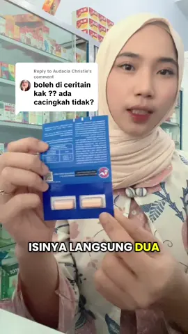 Replying to @Audacia Christie ga ada uget ugetnya kok dan bentuknya ga utuh mungkin udh hancur🤭 #obatcacing #cacing #combantrin 