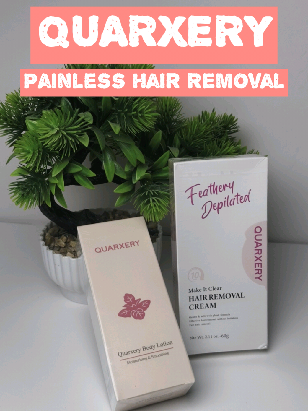 QUARXERY Painless Hair Removal #quarxeryhairremovalcream #quarxery #hairremoval 