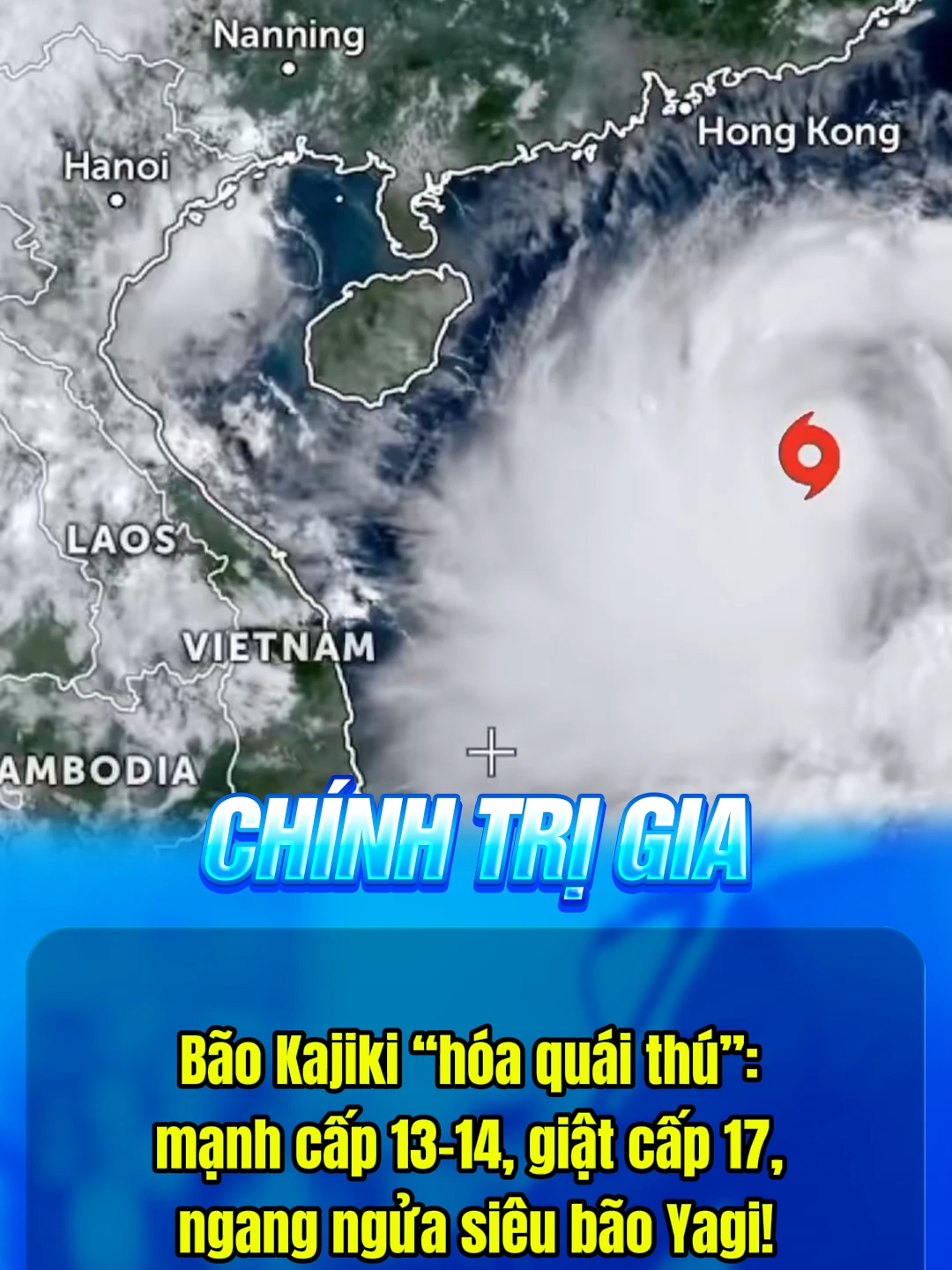 Bão Kajiki “hóa quái thú”: mạnh cấp 13-14, giật cấp 17, ngang ngửa siêu bão Yagi! #tintuc24h #tintuc #thailan #quocphongvietnam