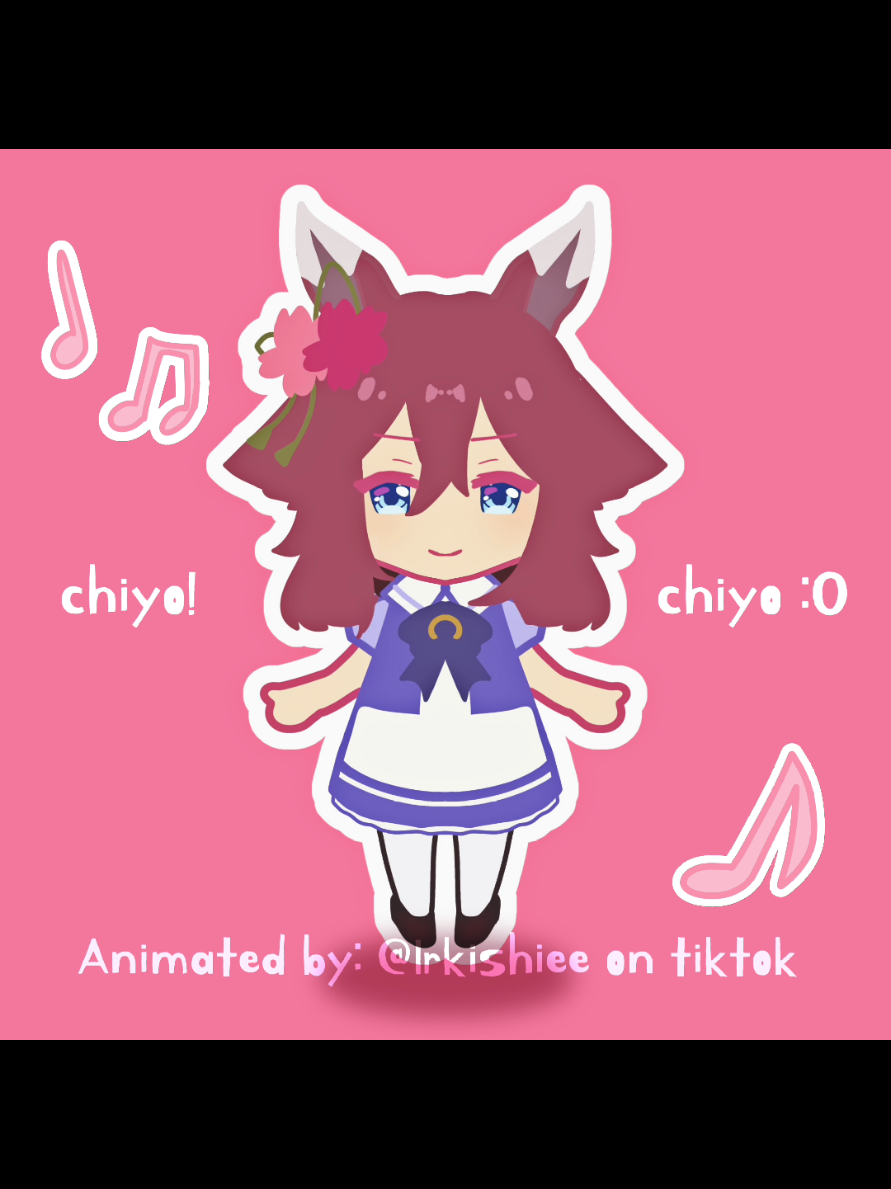 #sakurachiyonoo — 🌸 re-upload because of the quality.. chiyo chiyo chiyo chiyono O ! :D #umamusume #umamusumeprettyderby #viral #animation 