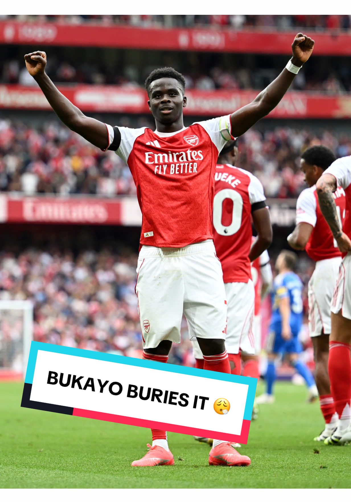 Timber threads it, Bukayo buries it 😮‍💨 #afc #arsenal 
