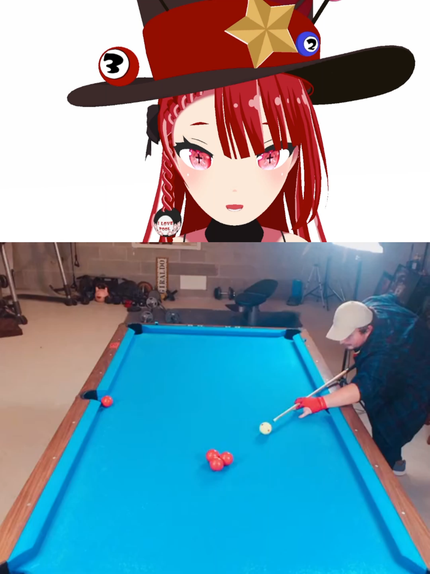 神業ビリヤードをVRで再現チャレンジ @trickshot_ceo  #バーチャルハスラーみなみにし #VRChat #VRチャット #ブイチューバー #billiards #ビリヤード #pool #新人王参戦中