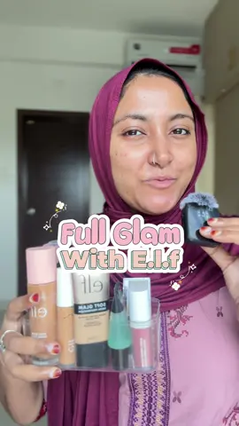 Full glam with @e.l.f. Cosmetics  E.l.f products available at @gogogorgeousofficial  #stresshopper #maxigirl #fullglam #elf