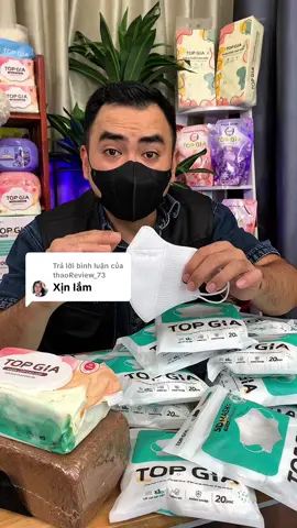 Trả lời @thaoReview_73 combo khẩu trang 5d 3 lớp nhà topgia