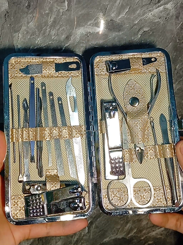 Bộ kiềm 19 món chất liệu inox không rỉ sét #kiemcatmongtay #bokiem #xuhuong #lenxuhuong 