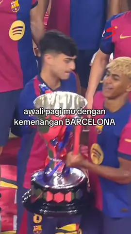 Barcelona menang dengan skor tipis  yaitu 3-2