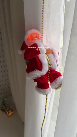 Christmas won't be complete without Santa Claus #santaclaus  #santaclausdecoration #santaclausclimbing
