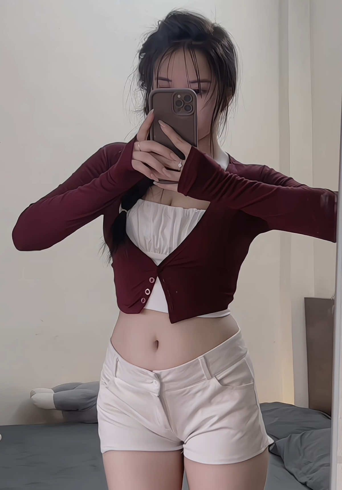 Áo khoác cadigan mỏng mặc ngoài xinh lắm #aothudong #aocadigan #aocroptop #aokhoac 