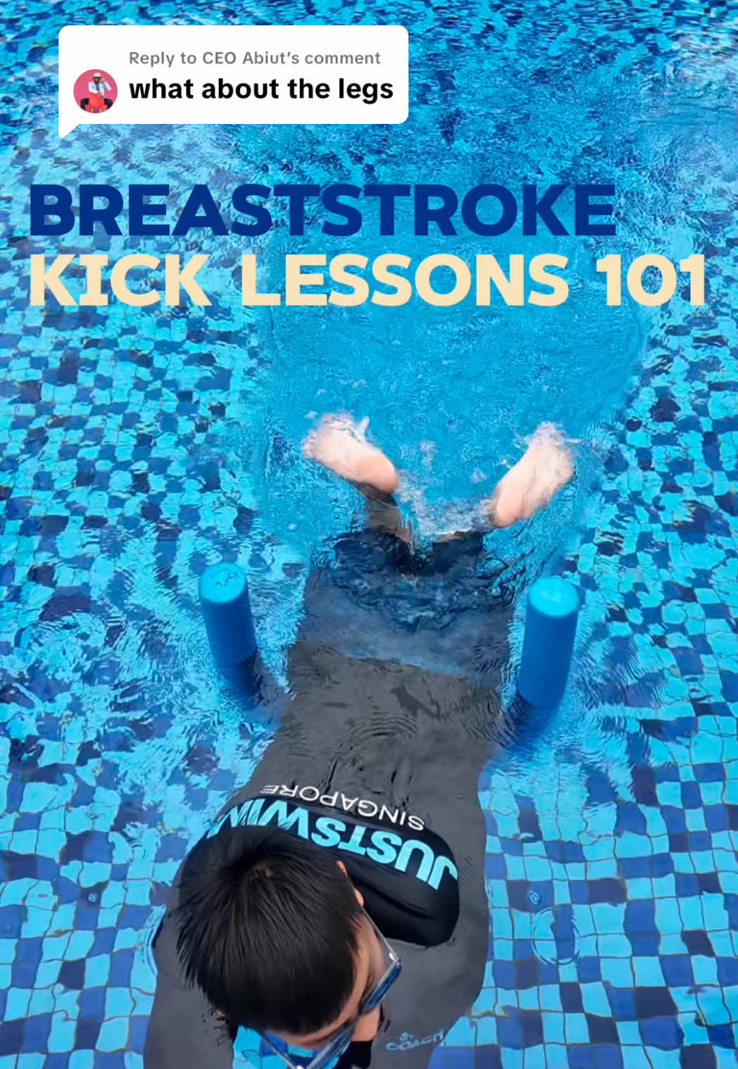 Replying to @CEO Abiut Many of y’all have been asking about the breaststroke leg kicking method! 🤔 fret not, we are here to breakdown and simplify these steps for you!  Drop us a DM if you are still unsure! 😎 #sgfyp #swimminglessons #swimmingtips #swimtechnique #swimmingcoach 