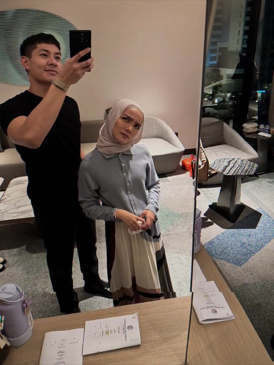 mencuri👀🤭 #thariqridzuwancommandohistreasure #thariqridzuwan #meerqeen #qasrinakarim #fypシ 