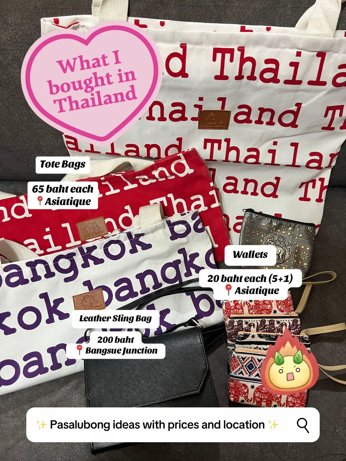 Pasalubong ideas around bangkok and pattaya, thailand   ✨ #bkk #thailand #pasalubong #sawadeeka #traveltiktok 