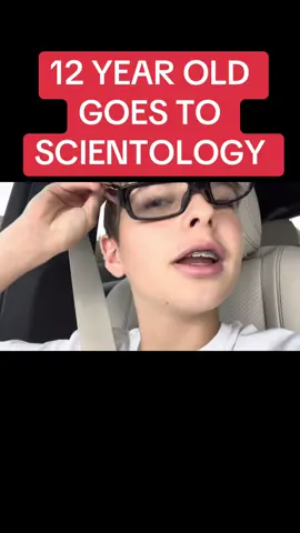 Would you let your 12-year-old go into Scientology by themselves? #fsciento www.Fsciento.space #cult 