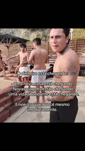 O dinheiro está chegando