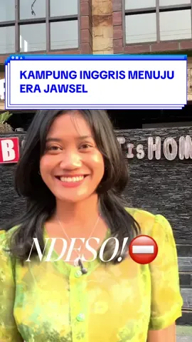 Jangan sampe malu maluin kalau lo masih ndeso. Udah mau jadi jawsel nich wkwk😛✌️  #jawaselatan #indonesianbaddie #kampunginggris #brilliantkampunginggris 