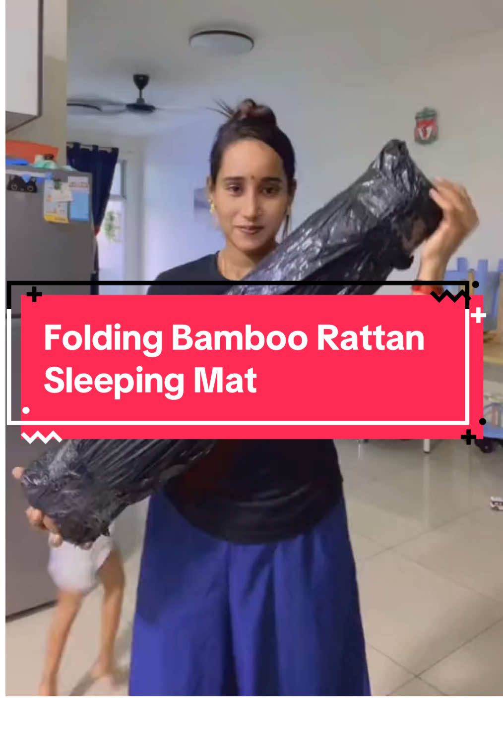 Folding Bamboo Rattan Sleeping mat✅good quality 👍🏻#fyp #viralvideo 
