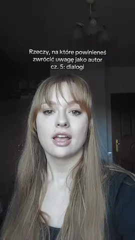 Dziś trochę bardziej zaawansowana uwaga, ale też ważna, przynajmniej moim zdaniem #BookTok #writertok 