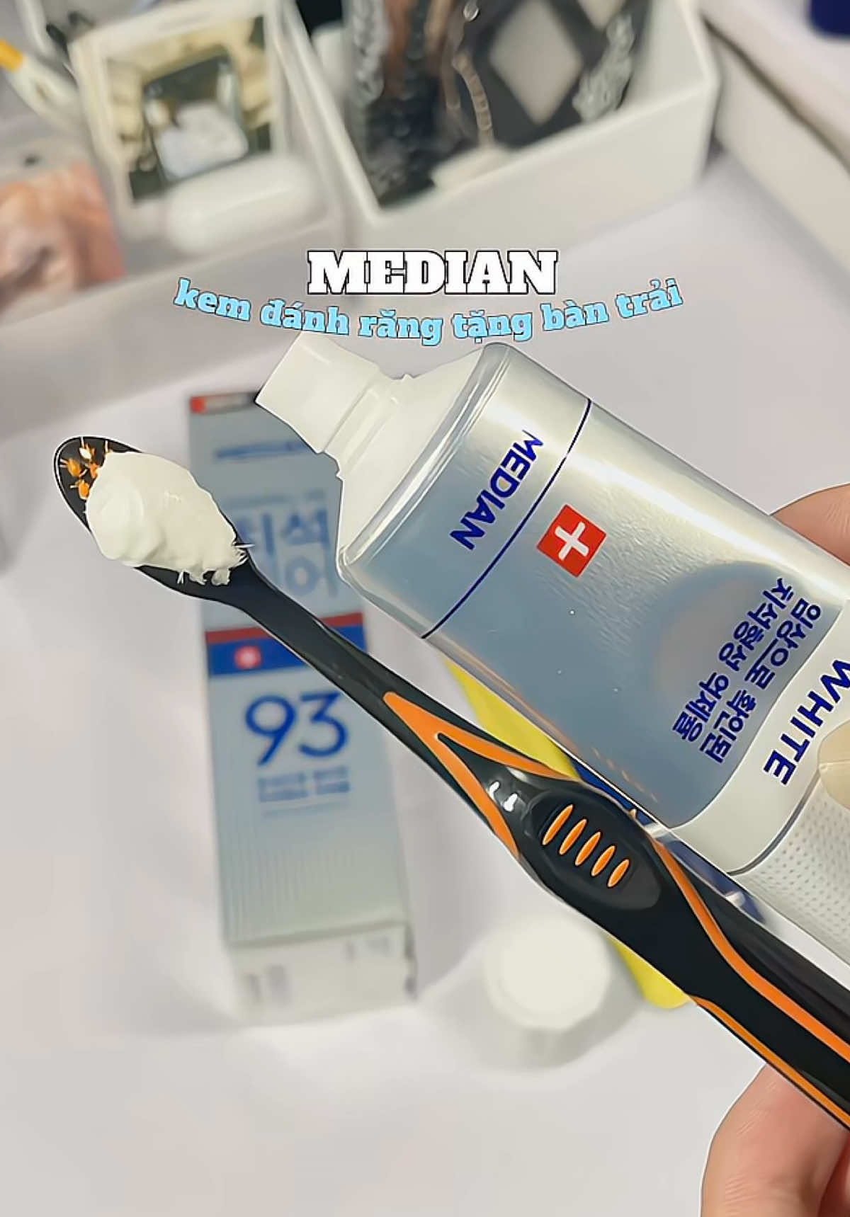 cách để răng trắng sáng #kemdanhrang #kemdanhrangmedian #xuhuong #affiliatetiktok 