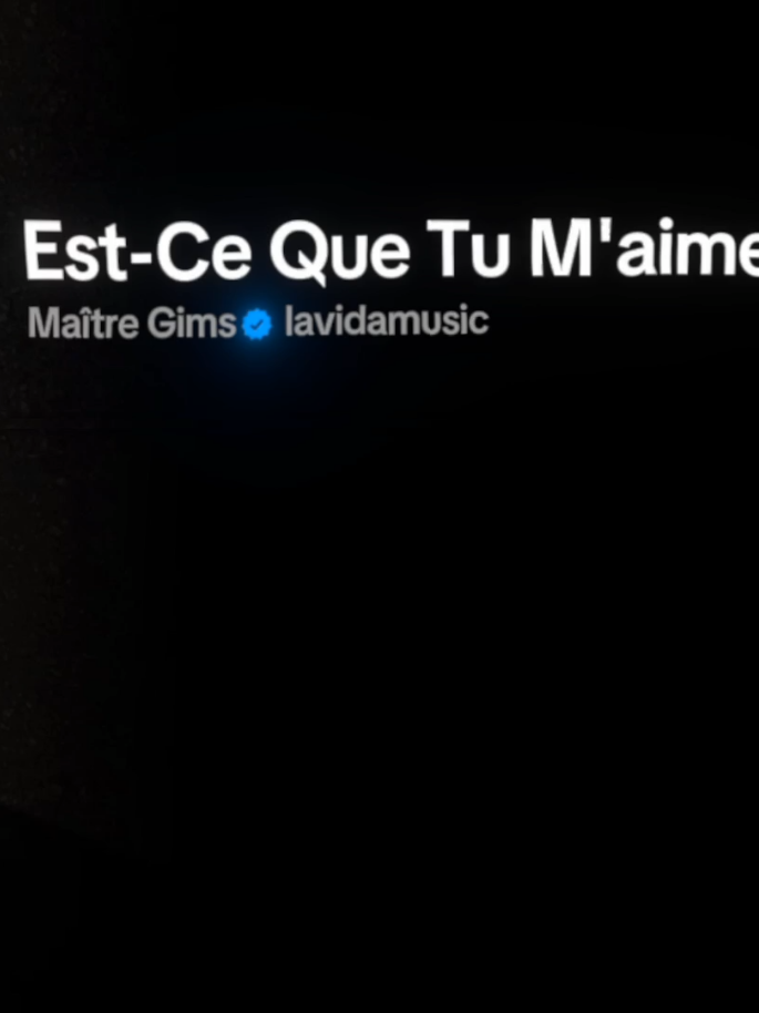 Est-ce que tu m'aimes?  #lyrics #songs #music 