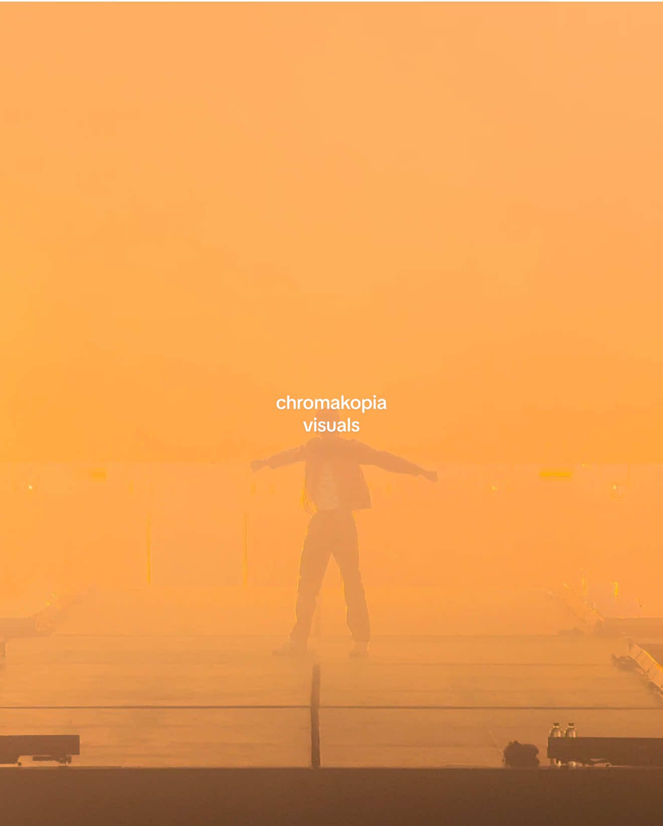 chromakopia stage  melb n1- okay this is like actually insane tyler, you creative directing producing b1tch #chromakopia #tylerthecreator #golfwang #stchroma 