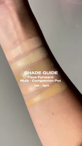 Beach Babes, if you’re on the fair to light side 💛🌊 — these are  Face Forward Multi-Complexion Pot shades for you! #popique #popiquebeauty #popiquemulticomplexionpot 