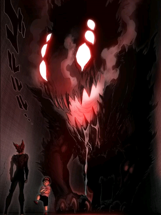 pertemuan garou dan peliharaan saitama 💀🔥 ..... #garou #rover #onepunchman #opm #fyp 
