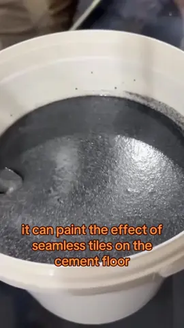 He can paint the cement floor with seamless and integrated colored sand effect.#Waterproof #epoxy #Epoxy color sand floor paint